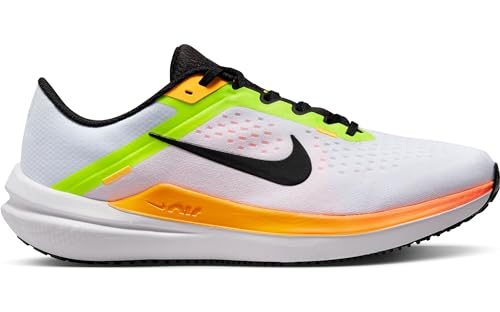 DV4022 Men's Sneakers/Sports Shoes, White Black Orange Yellow, 11 US