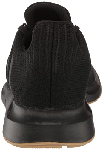 adidas Originals Men's Swift Run Shoe, Black/Black/Gum, 8