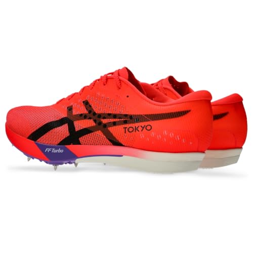 ASICS Unisex METASPEED LD LE 2 Track & Field Shoes, 12M / 13.5W, Flash RED/Black