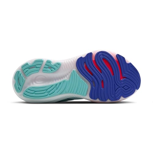 Brooks, Women, Glycerin GTS 22, White/Limpet Shell/Amparo Blue, 11.5, Medium