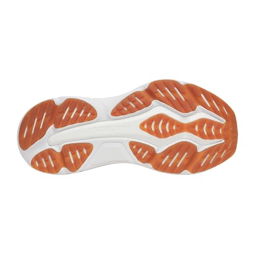 Saucony Women's Hurricane 25 Sneaker, Airy/Storm, 5.5