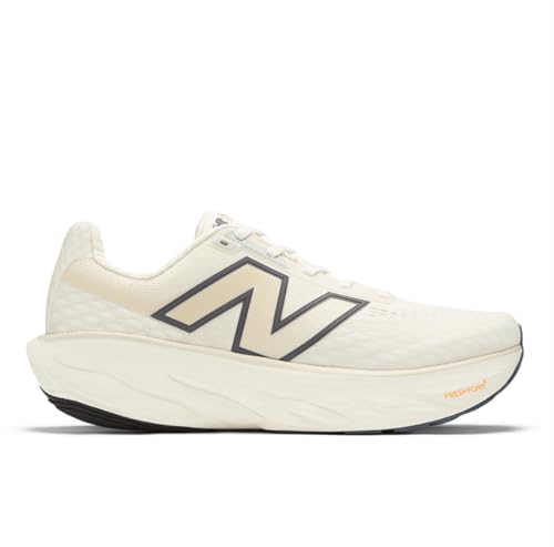 New Balance Men's M1080V14 Running Shoe, Sea Salt/Vintage Indigo, 10 XW