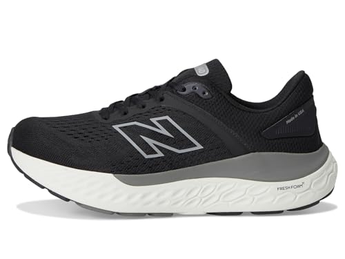 New Balance Men's Fresh Foam X 1540 V4 Running Shoe, Black/White, 12.5 M