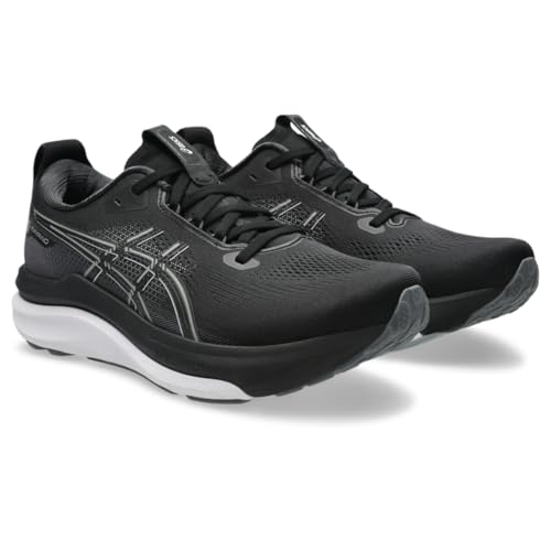 ASICS Men's Gel-Kayano 33 Running Shoes, 10.5, Black/White