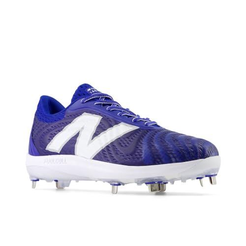 New Balance Men's FuelCell 4040 V7 Metal Baseball Shoe, Team Royal/Optic White, 5 M
