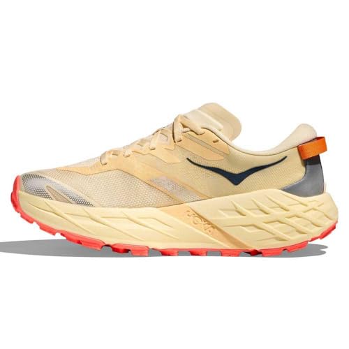 Hoka Women's Speedgoat 7 Vintage Yellow/Neon Flame 7 Medium
