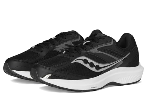 Saucony Men's Cohesion 17, Black/White, 12.5