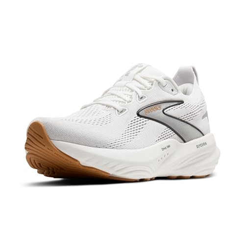Brooks Women’s Glycerin 22 Neutral Running Shoe - White/Grey/Black - 10.5 Medium