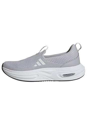 adidas Women's Cloudfoam Cuxxion - Lounge, Solid Grey/White/Black, 7