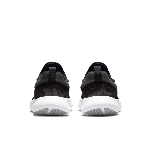 Nike Men's Free Rn 5,0 2021 Running Shoe, Black White Dk Smoke Grey, 12 US