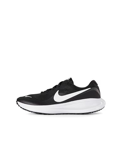 Nike Women's Revolution 8 Road Running Shoes, Black/White-Iron Grey, 7
