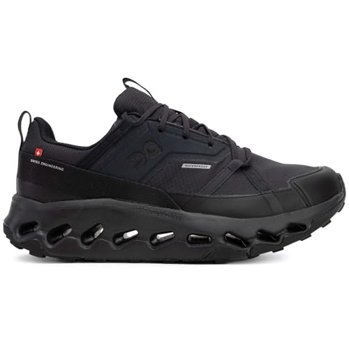 On Womens, Cloudhorizon Waterproof Black/Black 7 Medium