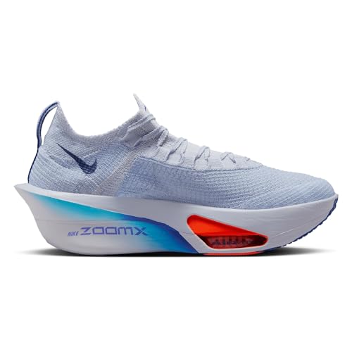 Nike Alphafly 3 Men's Road Racing Shoes (FD8311-001, Football Grey/Ghost/Persian Violet/Blue Void) Size 8