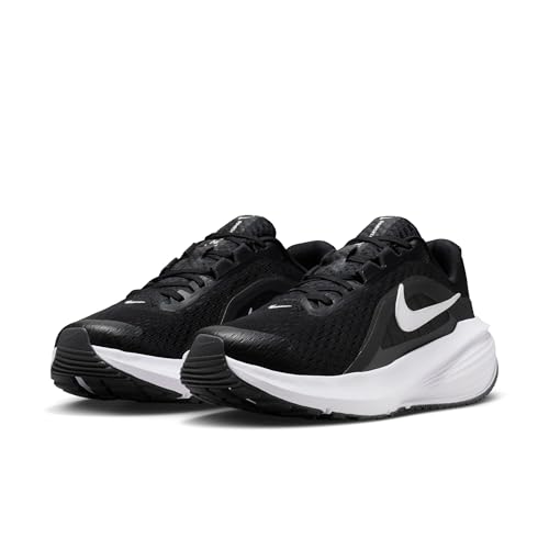 Nike Women's Downshifter 14 Road Running Shoes, Black/White-Anthracite-Wolf Grey, 8