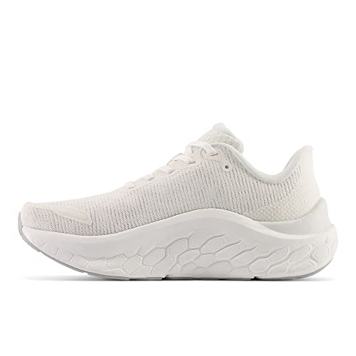 New Balance Women's Fresh Foam X Kaiha Road V1 Running Shoe, White/Quartz Grey/Silver Metalic, 8 W