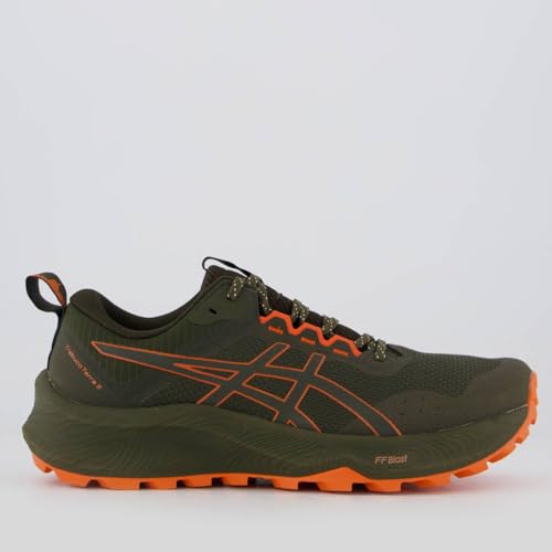 ASICS Men's Trabuco Terra 3 Sneaker, Brown Stone Spicy Red, 6.5