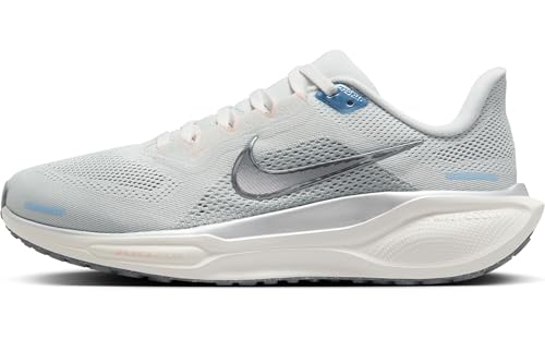 Nike Women's Pegasus 41 Photon Dust/Metallic Pewter/Sail/Echo Pink 6.5 Medium