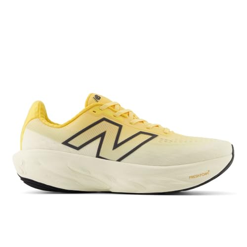 New Balance Men's Fresh Foam X 1080 V14 Running Shoe, Clementine/Angora/Black Cement, 8.5 M