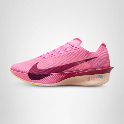 Nike Vaporfly 4 Women's Road Racing Shoes (Pink Spell/Hyper Pink/Volt Ice/Bordeaux) Size 6