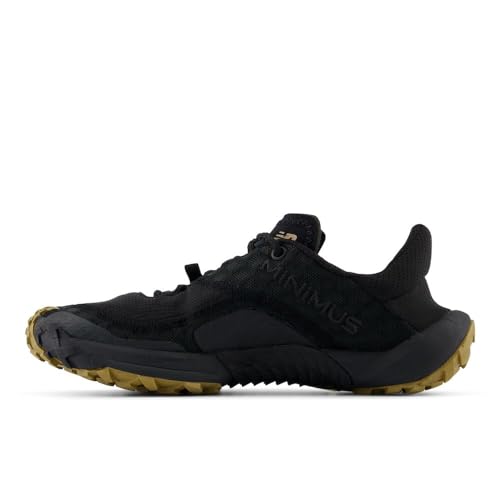 Women's New Balance Minimus Trail v1 Trail Shoes in Black/Black/Great Plains alternate view 2