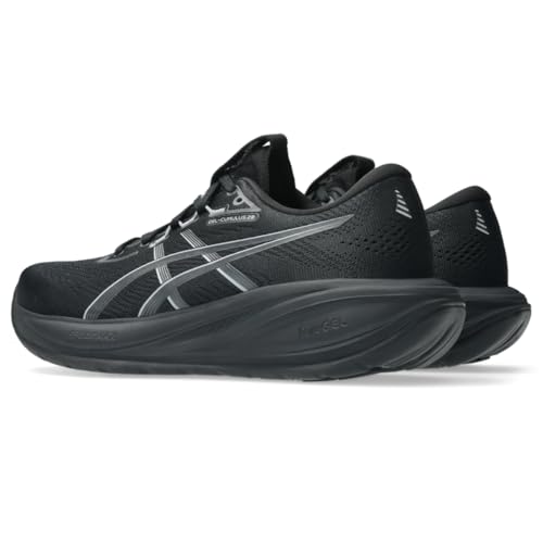 ASICS Men's Gel-Cumulus 28 Running Shoes, 12.5, Black/Carrier Grey