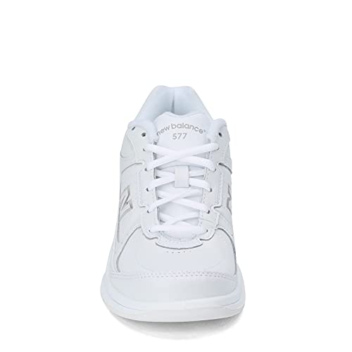 New Balance Women's 577 V1 Lace-up Shoe, White, 8.5 Wide