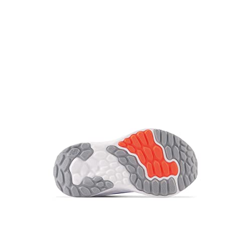 New Balance Baby Fresh Foam Arishi V4 Hook and Loop Running Shoe, Bright Lapis/Bleached Lime Glo/Neon Dragonfly, 4 Wide US Unisex Infant
