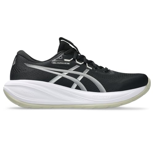 ASICS Men's Gel-Cumulus 28 Running Shoes, 11.5, Black/White