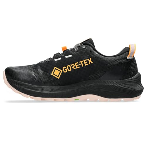 ASICS Women's Gel-Trabuco 12 GTX Trainers, Black Stadium Orange, 39.5 EU