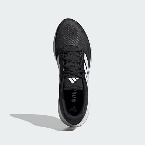 Adidas Men's Run Falcon 5, Black/White/Black, 10