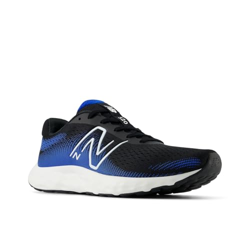 New Balance Men's 520 V8 Running Shoe, Blue Oasis/Black/White, 12