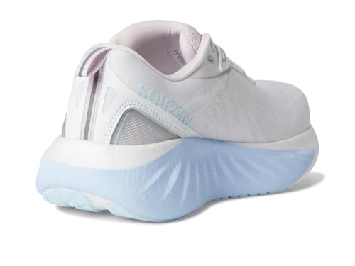 Saucony Women's Triumph 22 Running Shoe, White/Ice melt, 5 Medium
