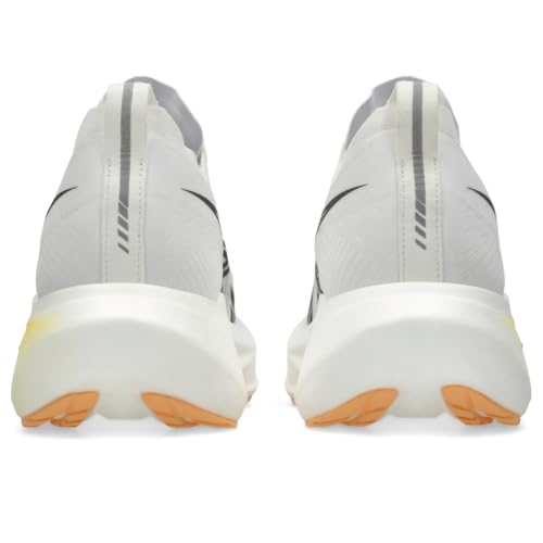 ASICS Unisex MEGABLAST Running Shoes, 13M / 14.5W, White/Orange Glow