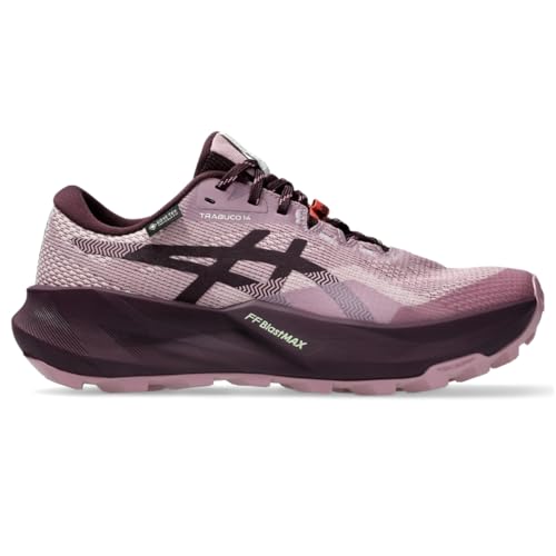 ASICS Women's Trabuco 14 GTX Running Shoes, 6.5, Taro Purple/Dark Aubergine