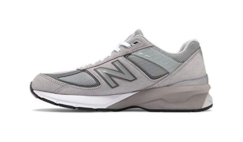 New Balance Men's Made In Us 990 V5 Sneaker, Grey/Castlerock, 7.5 M US