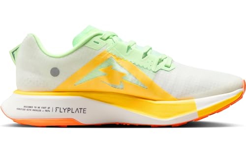 Nike Ultrafly Women's Trail Racing Shoes (DZ0489-102, Summit White/Vapor Green/Laser Orange/Black) Size 6.5