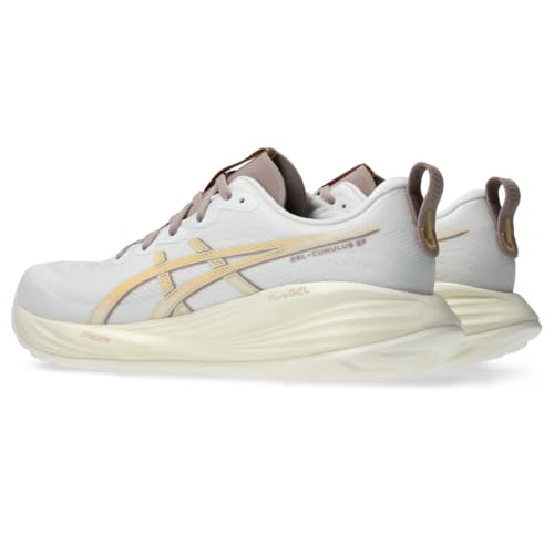 ASICS Men's Gel-Cumulus 27 Running Shoe, 14, White/Fawn