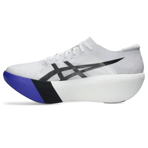 ASICS Unisex METASPEED RAY Running Shoes, 12M / 13.5W, White/Cobalt Burst