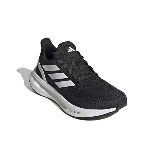 Adidas Unisex-Kids Pureboost Light, Black/White/Black, 4