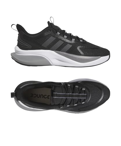 Adidas Men's Alphabounce +Shoes - Low (Non Football), Core Black Carbon Grey Three, 11.5 US