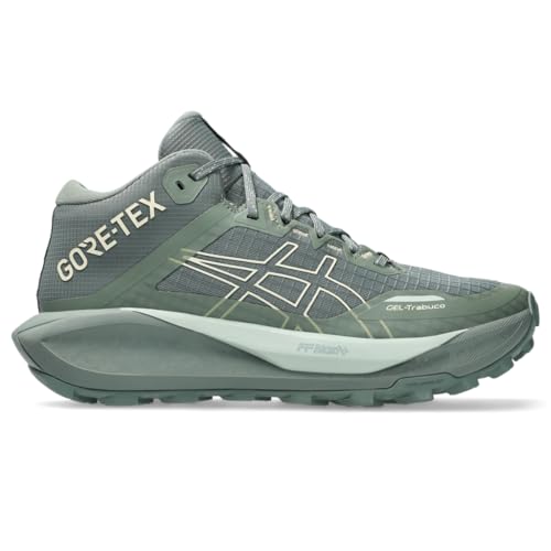 ASICS Women's Gel-Trabuco MT GTX Trail Running Shoes, 8.5, Monument Blue/Vanilla