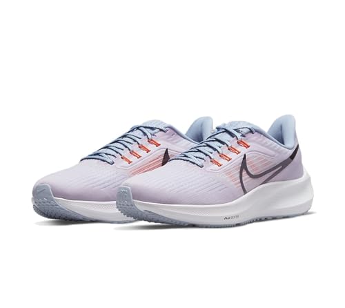 NIKE Air Zoom Pegasus 39 Women's Trainers Sneakers, Doll Iris Whisper Light Marine Black, 9