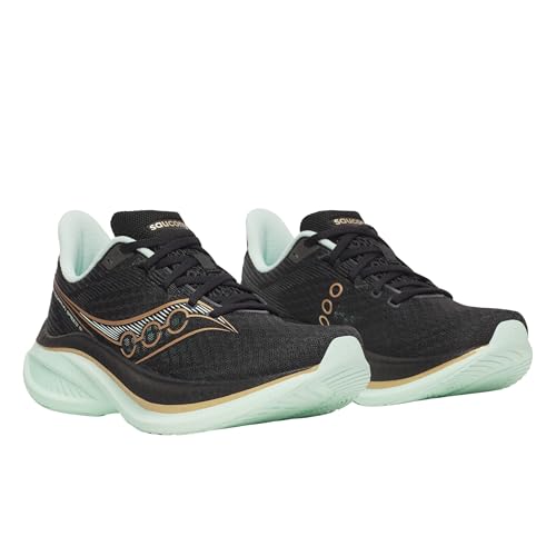 Saucony Women's Endorphin Speed 5 Sneaker, Black/Calm, 8.5