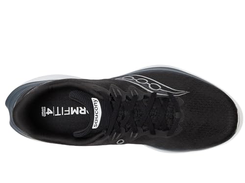 Saucony Men's Kinvara 16 Sneaker, Black/White, 9.5