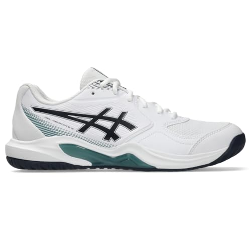 ASICS Men's Gel-Dedicate 9 Tennis Shoes, 10.5, White/Midnight