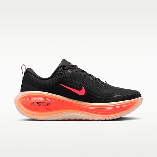 Nike Vomero Plus Women's Road Running Shoes (Black/Washed Coral/Bright Mango/Hot Lava) Size 7