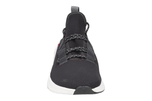 On Men's Cloudeasy Sneakers, Black/Rock, 7.5 Medium US