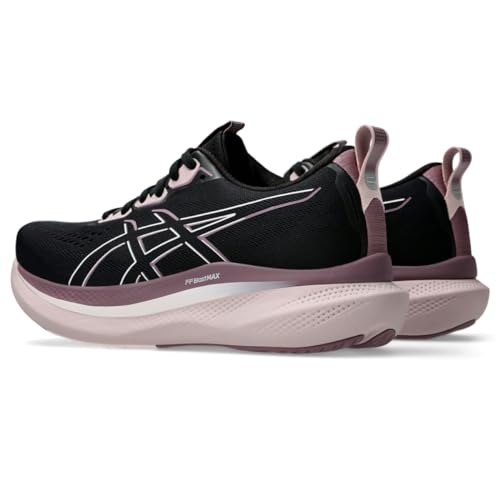 ASICS Women's GLIDERIDE MAX Running Shoes, 10, Black/Pale Pink