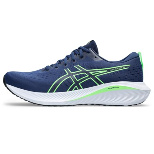 ASICS Men's Gel-Excite 10 Running Shoes, 11.5, Blue Expanse/Lime Burst