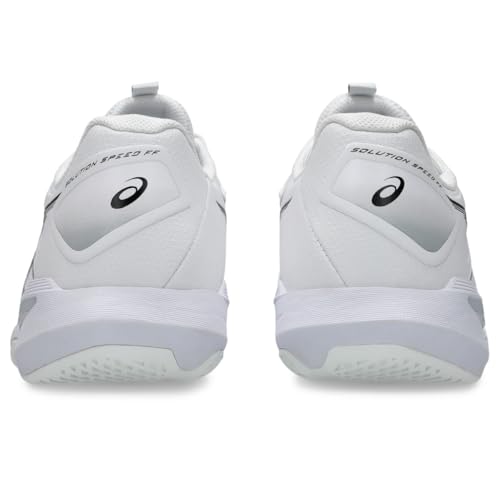 ASICS Men's Solution Speed FlyteFoam 4 Tennis Shoes, 15, White/Black